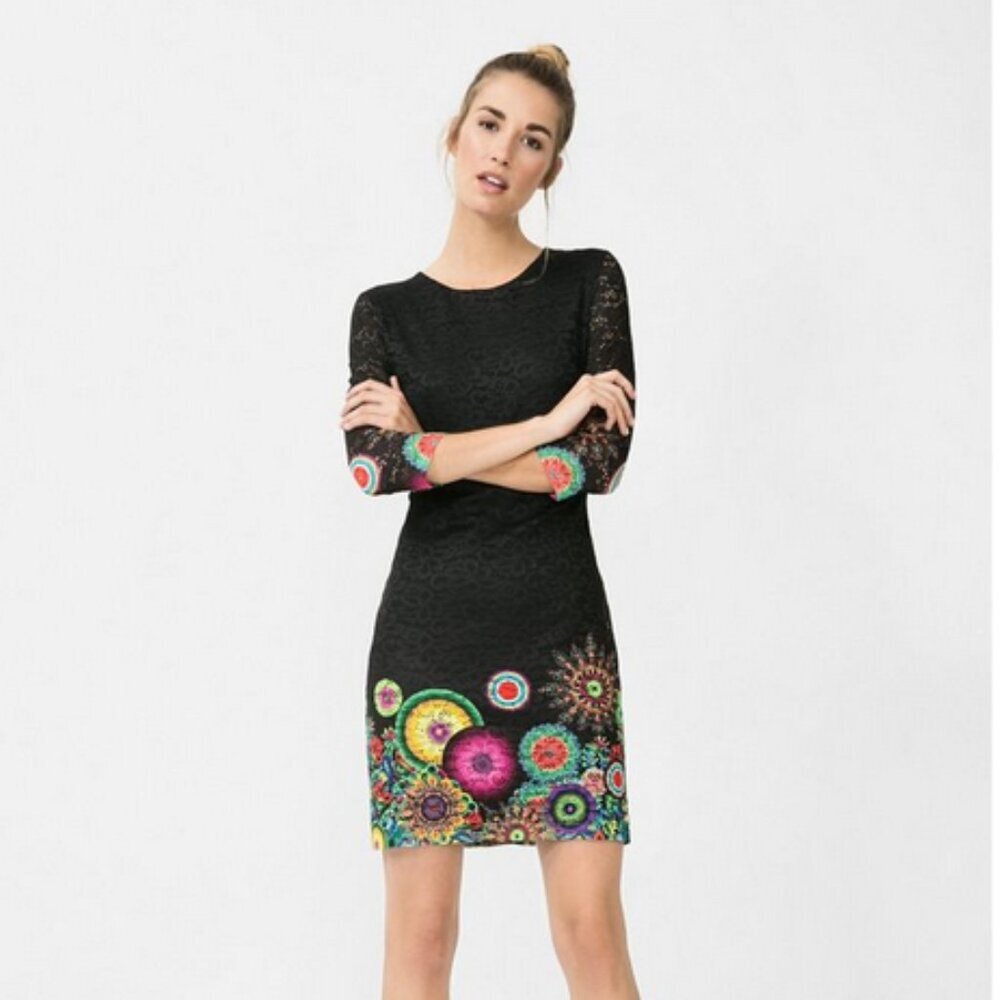 Desigual Embroidered Dress